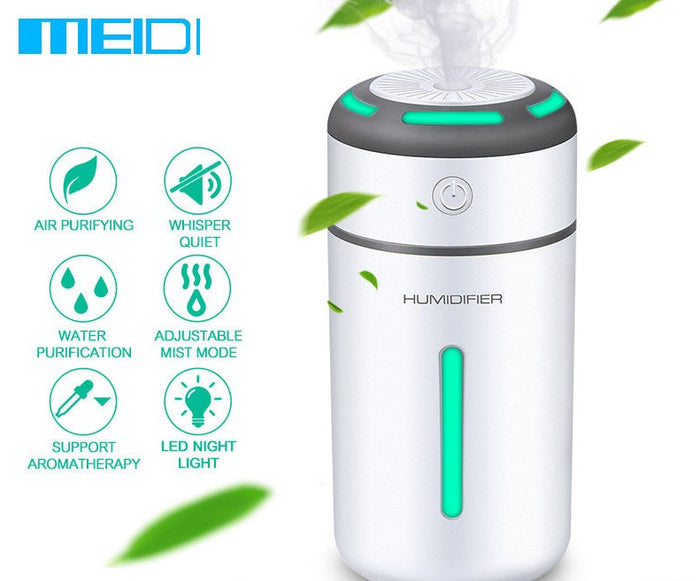 MEIDI LED Ultrasonic Essential Oil Aromatherapy Air Humidifier